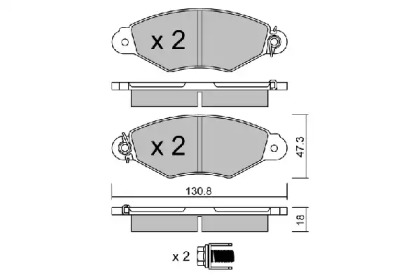 Запчасти для ТО AISIN для NISSAN KUBISTAR (X76) 1.5 dCi